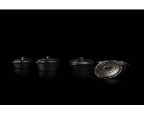 Глубокая кастрюля HS Y DT 20 BLACK MAT