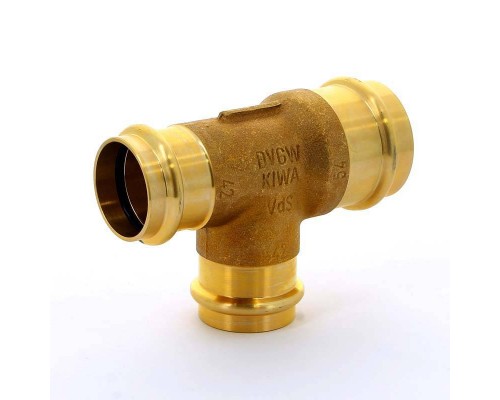 Тройник пресс 54x42x42 бронза Sanpress SC-Contur