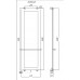 Allen Brau Infinity Полотенцесушитель электрический 140x44 см, с рейлингом и креплением 00288921