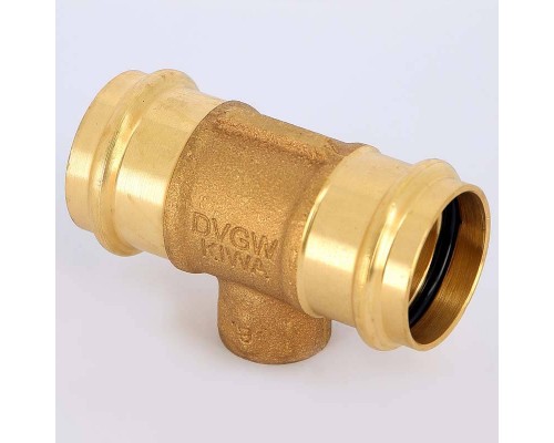 Тройник пресс-В бронза Sanpress VIEGA 35х1/2"х35