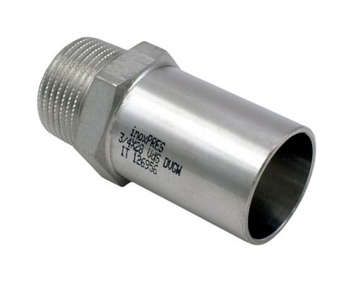 Переход нерж AISI316L Дн35х1 1/4" Ру16 труба/НР Inoxpres RM 269114135 Переход нерж AISI316L Дн35х1 1/4" Ру16 труба/НР Inoxpres RM 269114135