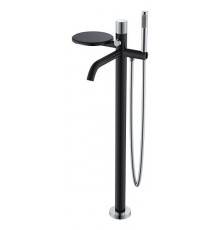 Boheme Stick Смеситель для ванны с душем напольный, цвет: black 129-BCR.2
