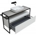 Allen Brau Priority Тумба под раковину 120x45x75h см, цвет: белый 1.31004.WM