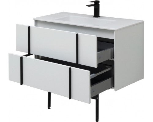 Allen Brau Reality Тумба под раковину 90x46,2x50h см, цвет: белый 1.32006.WM Allen Brau Reality Тумба под раковину 90x46,2x50h см, цвет: белый 1.32006.WM