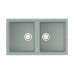 Omoikiri Kitagawa 86-2-WG Кухонная мойка Artceramic 86x51 см, цвет: wind green 4993731
