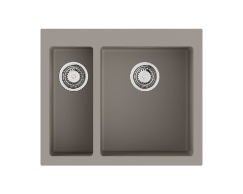 Omoikiri Bosen 59-2A-GR Кухонная мойка Artceramic 59x50 см, цвет: leningrad grey 4993822