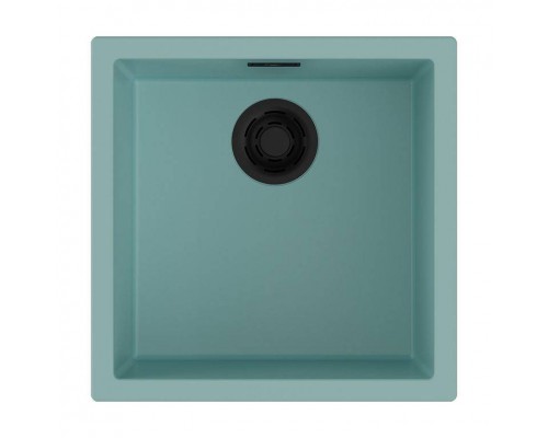 Omoikiri Yamakawa 45-U/I-AZ Кухонная мойка Artceramic 45,6x45,6 см, цвет: azur blue 4993254