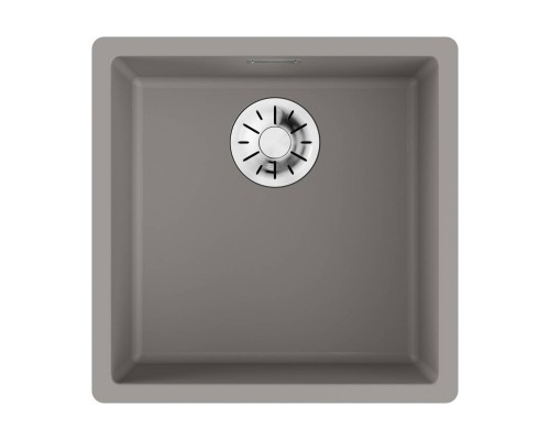 Omoikiri Yamakawa 45-Integra-GR Кухонная мойка Artceramic 45,6x45,6 см, цвет: leningrad grey 4997252