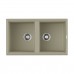 Omoikiri Tedori 86-2-BE Кухонная мойка Tetogranit 86x51 см, цвет: ваниль 4993925