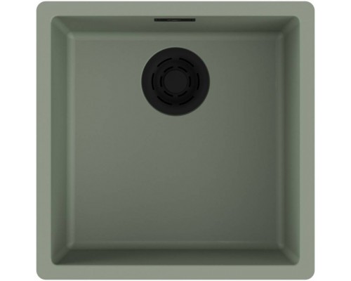 Omoikiri Yamakawa 45-Integra-WG Кухонная мойка Artceramic 45,6x45,6 см, цвет: wind green 4997247