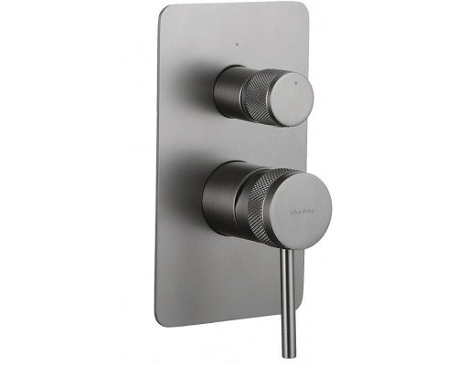 Allen Brau Priority Смеситель для ванны встраиваемый 10x6,5x15h см, цвет: графит браш 5.31011-MG Allen Brau Priority Смеситель для ванны встраиваемый 10x6,5x15h см, цвет: графит браш 5.31011-MG