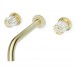 Boheme Elegante Смеситель для раковины, встраиваемый, на 3 отверстия цвет: matt gold 152-2-MG-EL