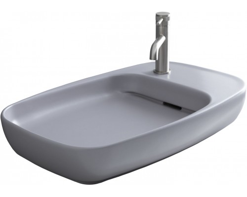 Allen Brau Liberty Раковина чаша 70x42,6x13,5h см с 1 отверстием, цвет: антрацит 4.32012.AN