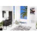 Armadi Art Vallessi Зеркальный шкаф подвесной с подсветкой 80x13x65h см, цвет: антрацит 547-A glossy