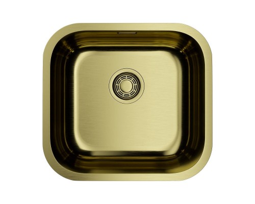 Omoikiri Omi 44-U/I-LG Кухонная мойка нерж. сталь 44,5x41,5 см, цвет: светлое золото 4993268