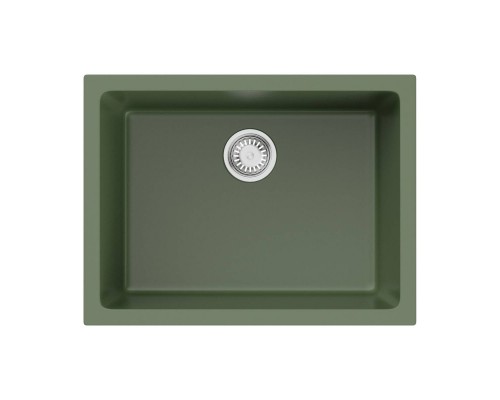 Omoikiri Okinoshima 61-U/I-OL Кухонная мойка Natceramic 61x46 см, цвет: olive 4997064