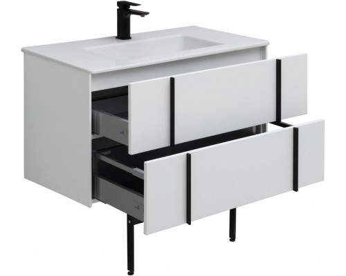 Allen Brau Reality Тумба под раковину 90x46,2x50h см, цвет: белый 1.32006.WM Allen Brau Reality Тумба под раковину 90x46,2x50h см, цвет: белый 1.32006.WM
