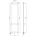Allen Brau Infinity Полотенцесушитель электрический 44x6,6x160h см, цвет: бронза 00305015