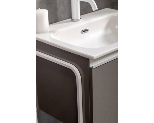 Armadi Art Vallessi Тумба подвесная 60х46х53h см, цвет: антрацит 837-060-A glossy