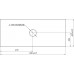 Allen Brau Priority Столешница 95,8x40,8x1h см, цвет: серый 1.31011.G-S