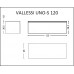 Armadi Art Flat Раковина подвесная прямоугольная 120,2х45,5х8h см, цвет: белый 859-120