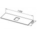Allen Brau Priority Столешница 115,8x40,8x1h см, цвет: белый 1.31012.M