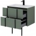 Allen Brau Reality Тумба под раковину 70x46,2x50h см, цвет: олива 1.32004.CGM