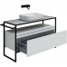 Allen Brau Priority Тумба под раковину 120x45x75h см, цвет: белый 1.31004.WM