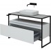 Allen Brau Priority Тумба под раковину 120x45x75h см, цвет: белый 1.31004.WM