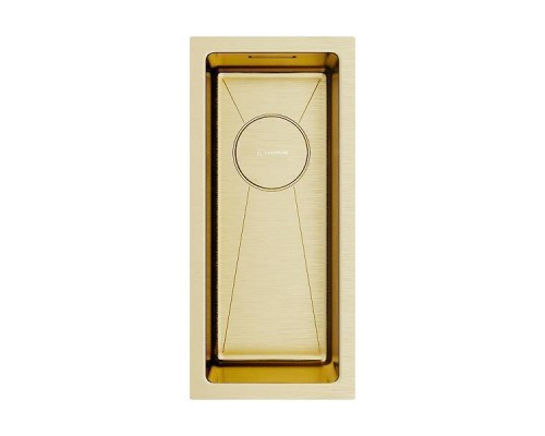 Omoikiri Taki 20-U/IF-LG Кухонная мойка нерж. сталь 20x44 см, цвет: светлое золото 4973091