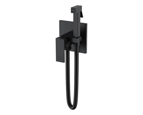 Boheme Qubic Гигиенический душ 14,7x9x16h см, цвет: black 477-B