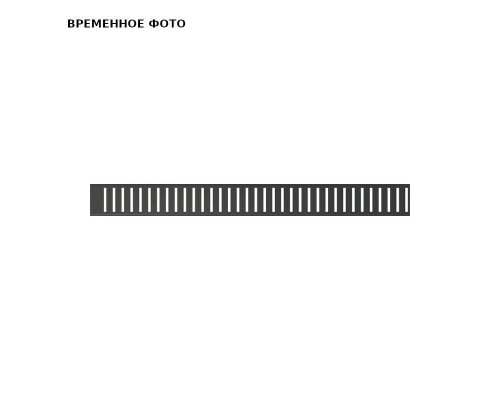 Решетка PURE BLACK для душевого лотка 650 мм, нерж. сталь, черный матовый