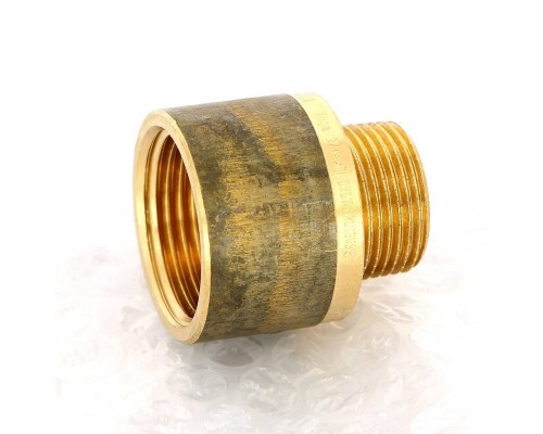 Переходник круглый НВ Viega 3/4"x1" бронза