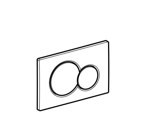Кнопка смыва Geberit Sigma01 черный RAL 9005