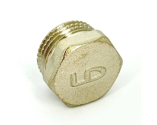 Заглушка LD Н 1/2" никелированная