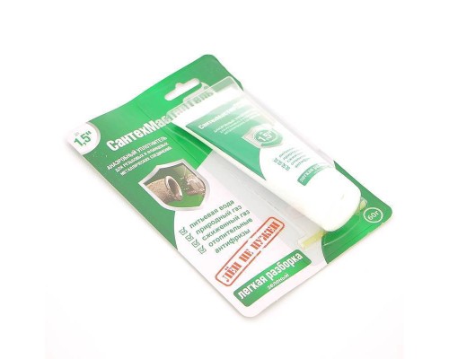 Герметик анаэробный Сантехмастер 60 г зелёный блистер