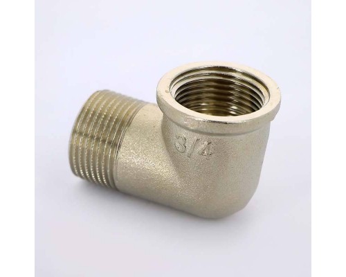Угол НВ никелированный UNI-FITT 3/4" Угол НВ никелированный UNI-FITT 3/4"