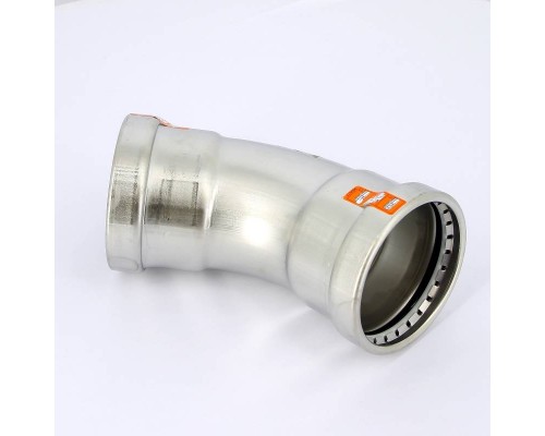 Угол пресс 45 град. нержавеющая сталь Sanpress Inox XL VIEGA 45