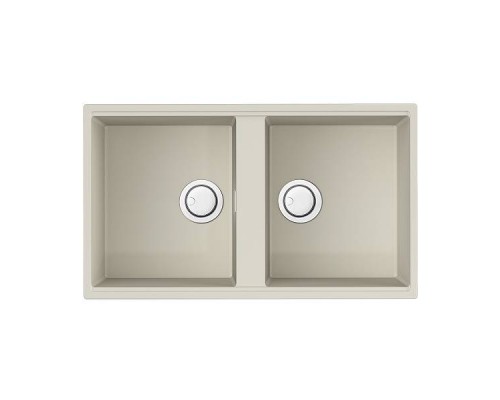 Omoikiri Kitagawa 83-2-U-WH Кухонная мойка Artceramic 83,6x48,8 см, цвет: белый 4993809