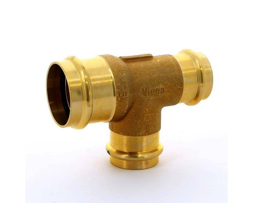 Тройник пресс 54x42x42 бронза Sanpress SC-Contur