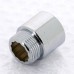 Удлинитель НВ хромированный UNI-FITT 3/4"x25мм