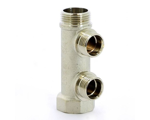 Коллектор НВ 3/4" никелированный ITAP 2 выхода 1/2"Н 38мм