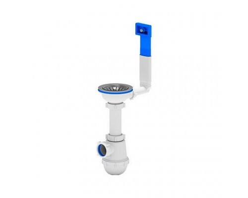 Сифон мойки бут ж/пер 3 1/2"x40 нерж/сетка АНИ Пласт A0145