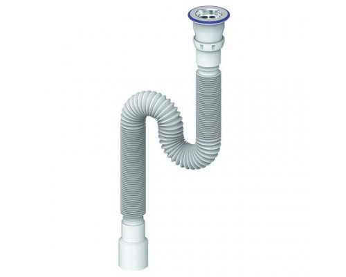 Сифон умыв гофр 1 1/2"x40/50 L=480-1500мм нерж/сетка Unicorn D240 Сифон умыв гофр 1 1/2"x40/50 L=480-1500мм нерж/сетка Unicorn D240