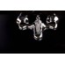 Boheme Crystal Смеситель для душа, одноручковый, цвет: бронза матовая 304-CRST