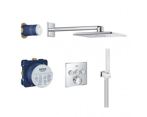Смес встр/душ SmartControl терм скрыт/м со встр част в/к Grohtherm Grohe 34706000