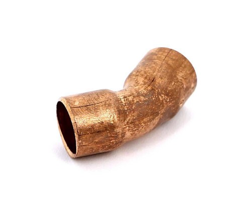 Угол двухраструбный 45 градусов пайка VIEGA 10