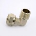 Угол обжим-Н никелированный UNI-FITT 16х1/2"