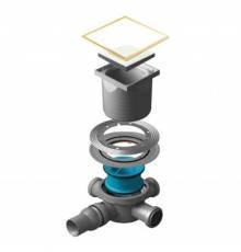 Трап точечный PESTAN Confluo Standard 15Х15 White Glass 3 Gold