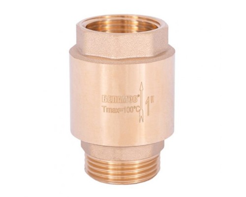 Клапан обратный BELAMOS FV-D 3/4" латунь / внеш резьба